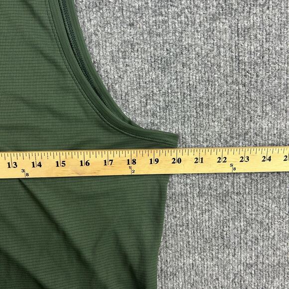 Ten Thousand Top Mens Large Session Tank Green Performance Running Training Gym - Picture 7 of 8